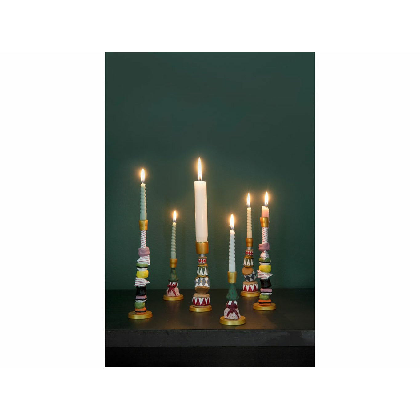 Medusa Kööpenhaminan rumputornin kynttilänjalka f/ohut sauvakynttilä