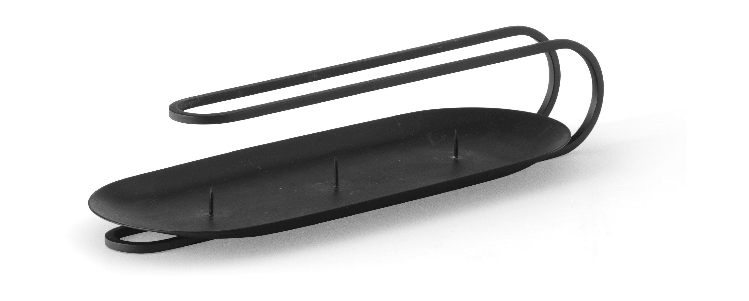 Audo Copenhagen Clip 3 ARM -kandelaar 5 cm, zwart