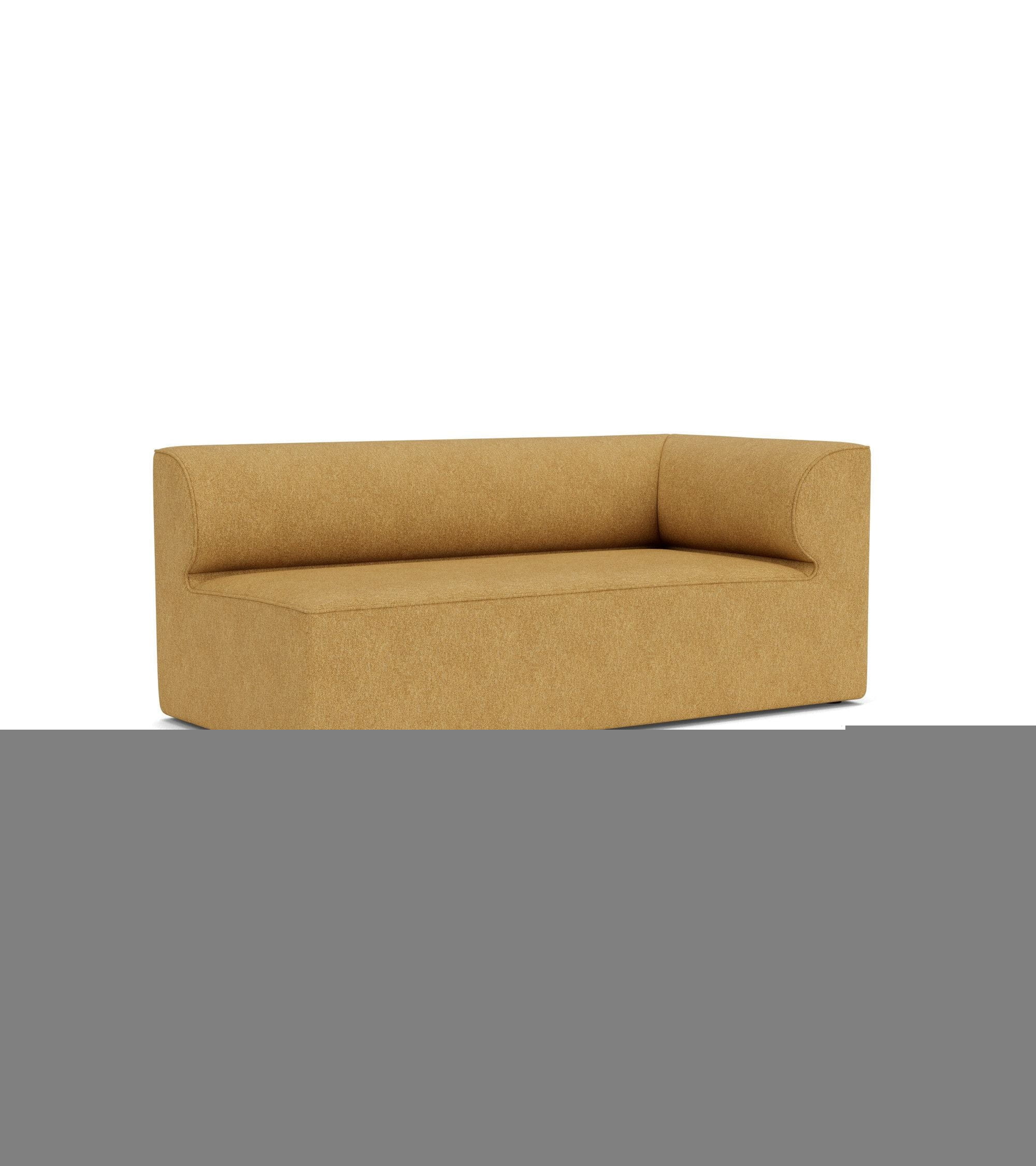 Audo Copenhagen EAVE Modulær polstret sofa hjørne til højre, Moss Orange, 86x172 cm