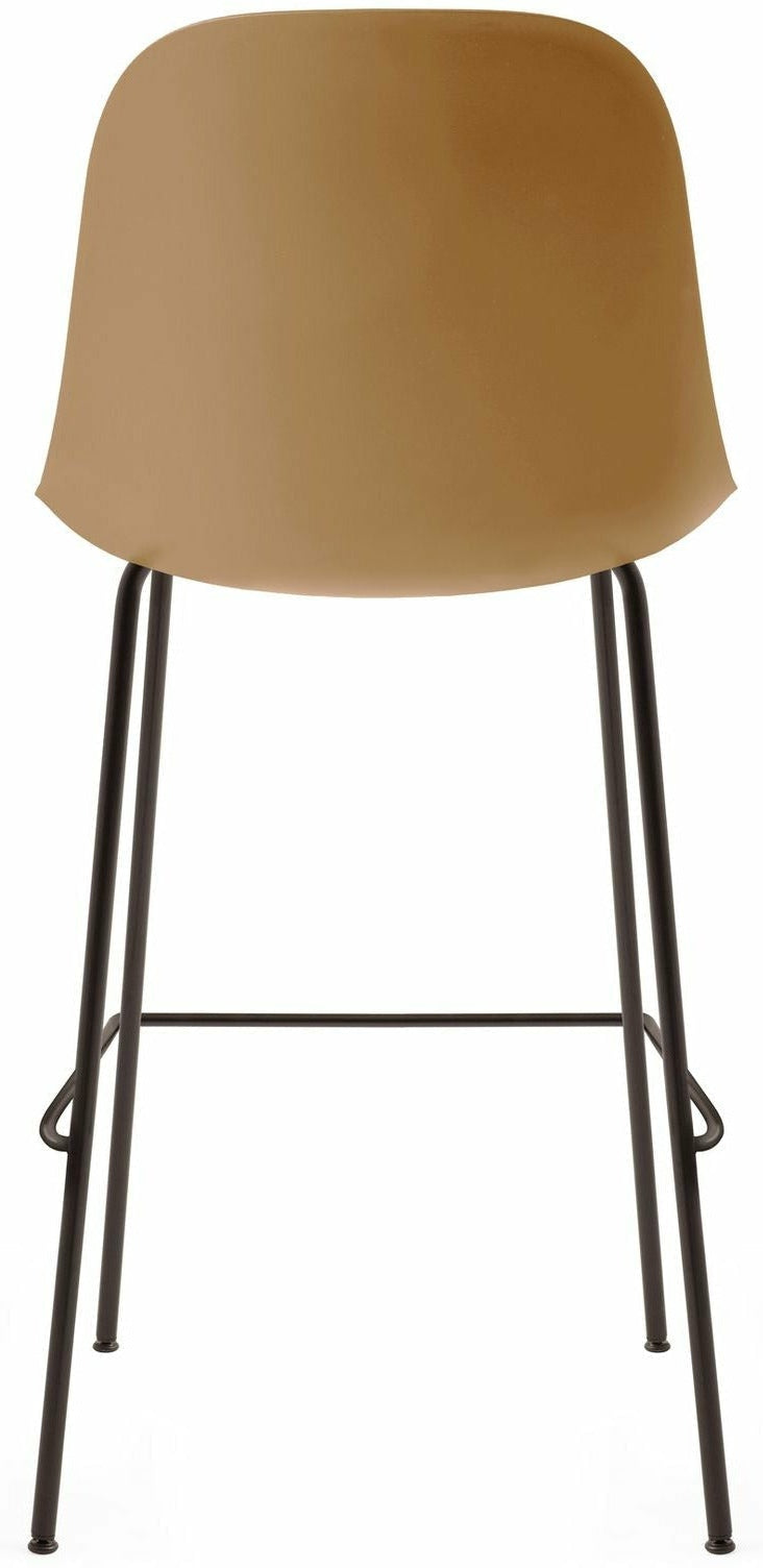 Audo Copenhagen Harbor Side Bar Chair, Black/Khaki
