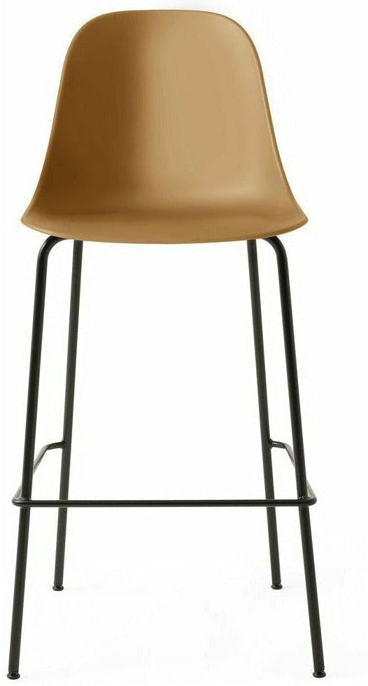 Audo Copenhagen Harbour Side Bar Chair, Black/Khaki