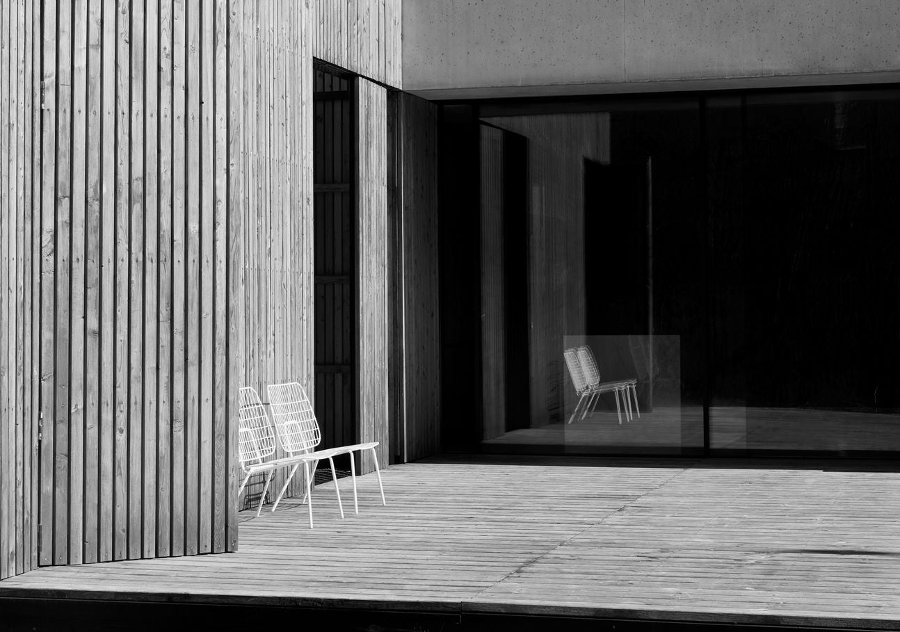 Audo Copenhagen WM String Seat Cushion inomhus/matsal, mörkgrå