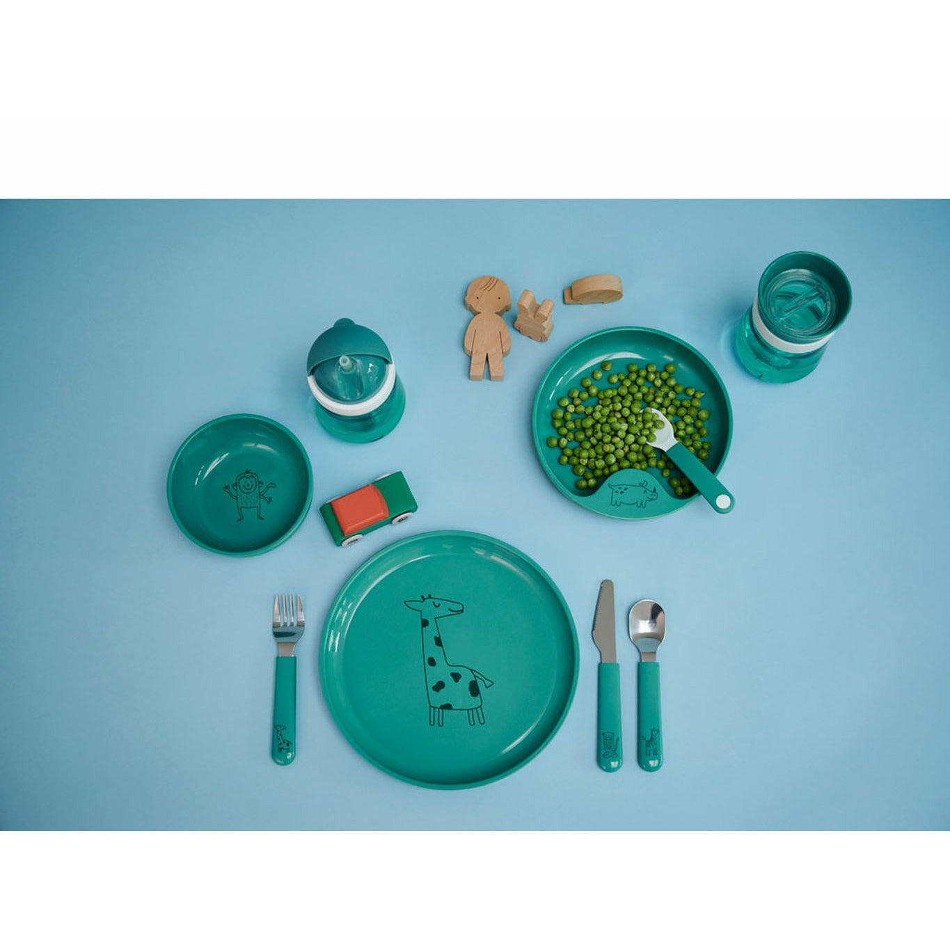 Mepal Mio Children's bestek Set 3 pc's, turquoise