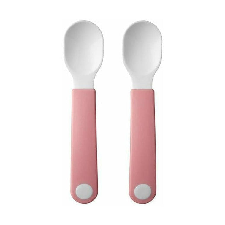 Mepal Mio Learning Spoon Set, Pink
