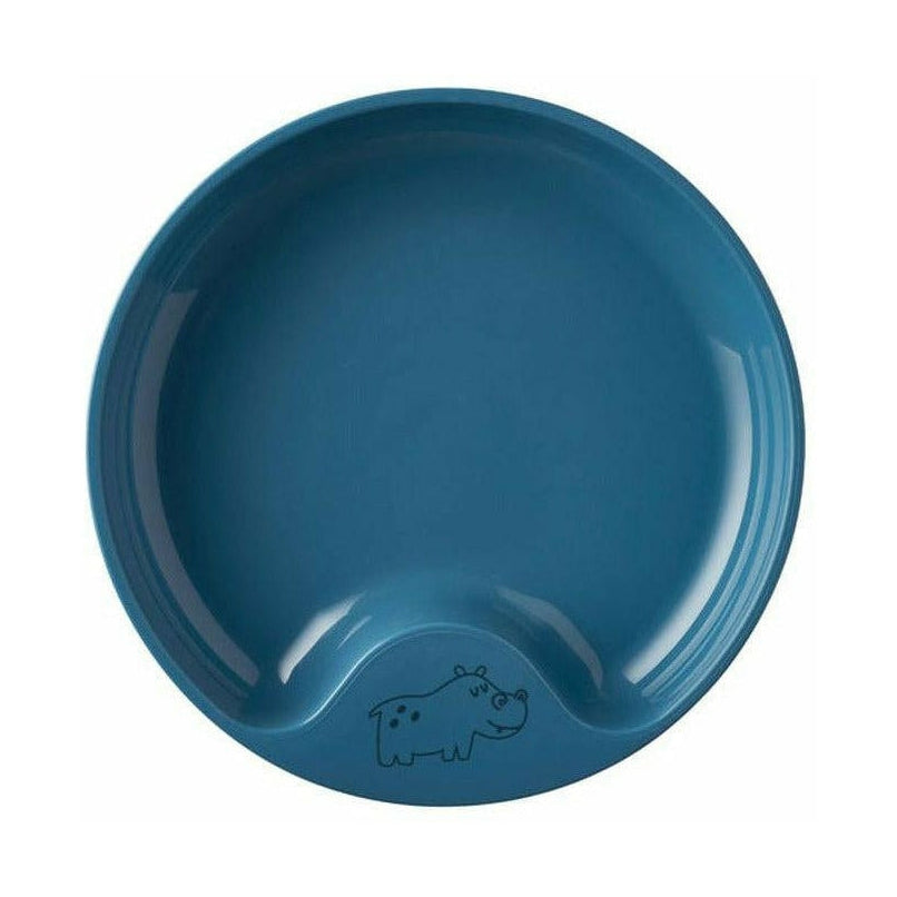 Mepal Mio Learning Plate, blu scuro