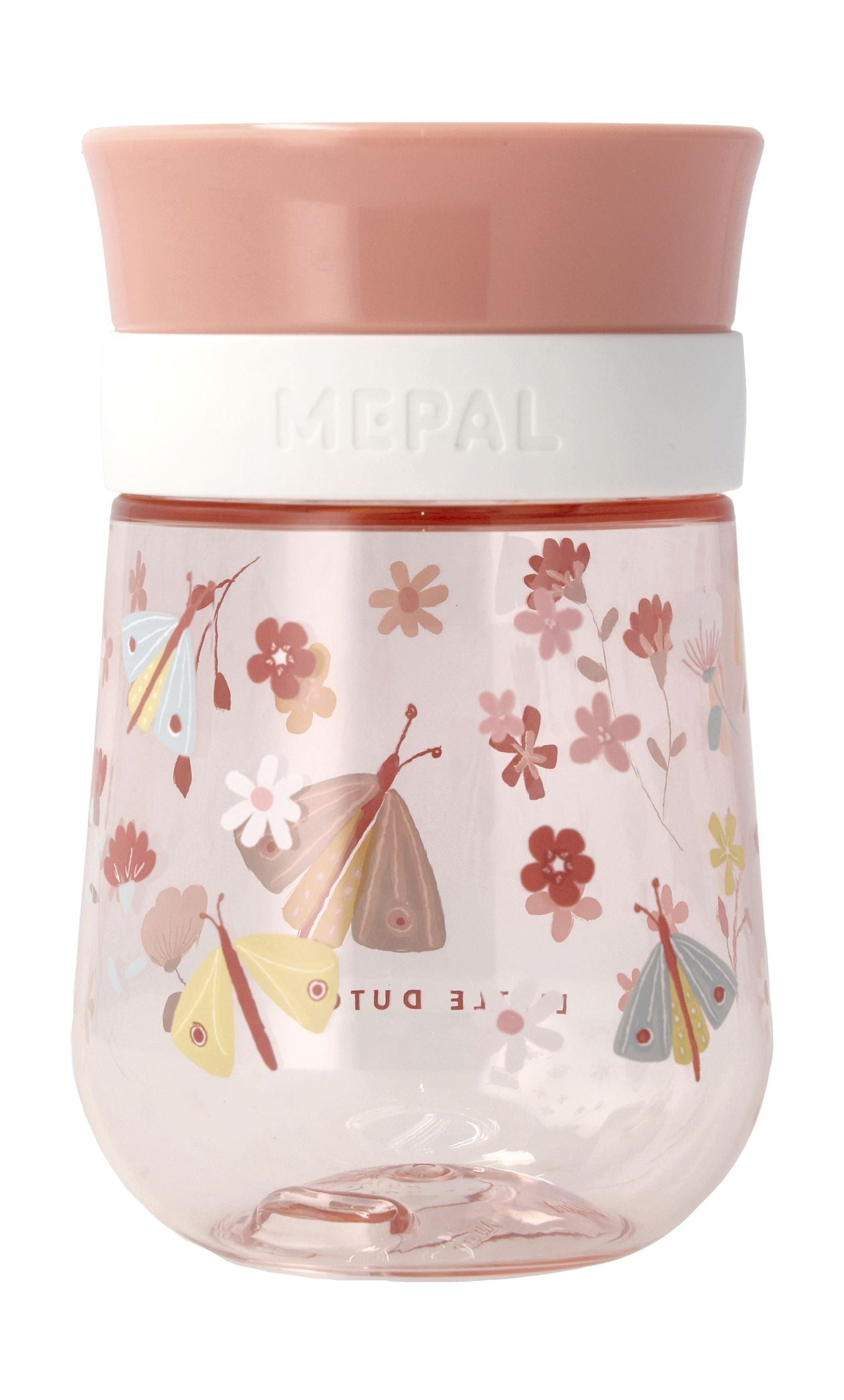 Mepal Mio Non Drip Baby Cup, Flowers & Futterflies