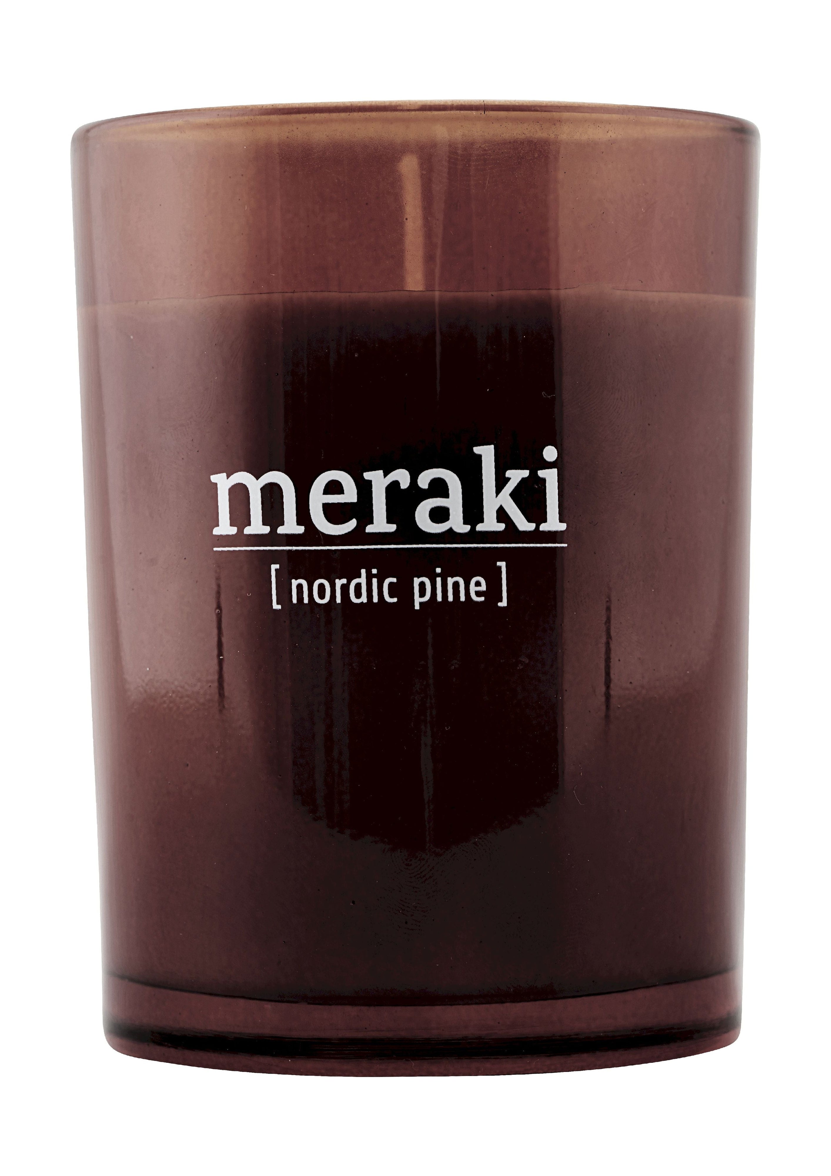 Vela perfumada de Meraki H10,5 cm, pino nórdico