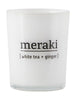 Meraki散发着蜡烛H6.7厘米，白茶和生姜