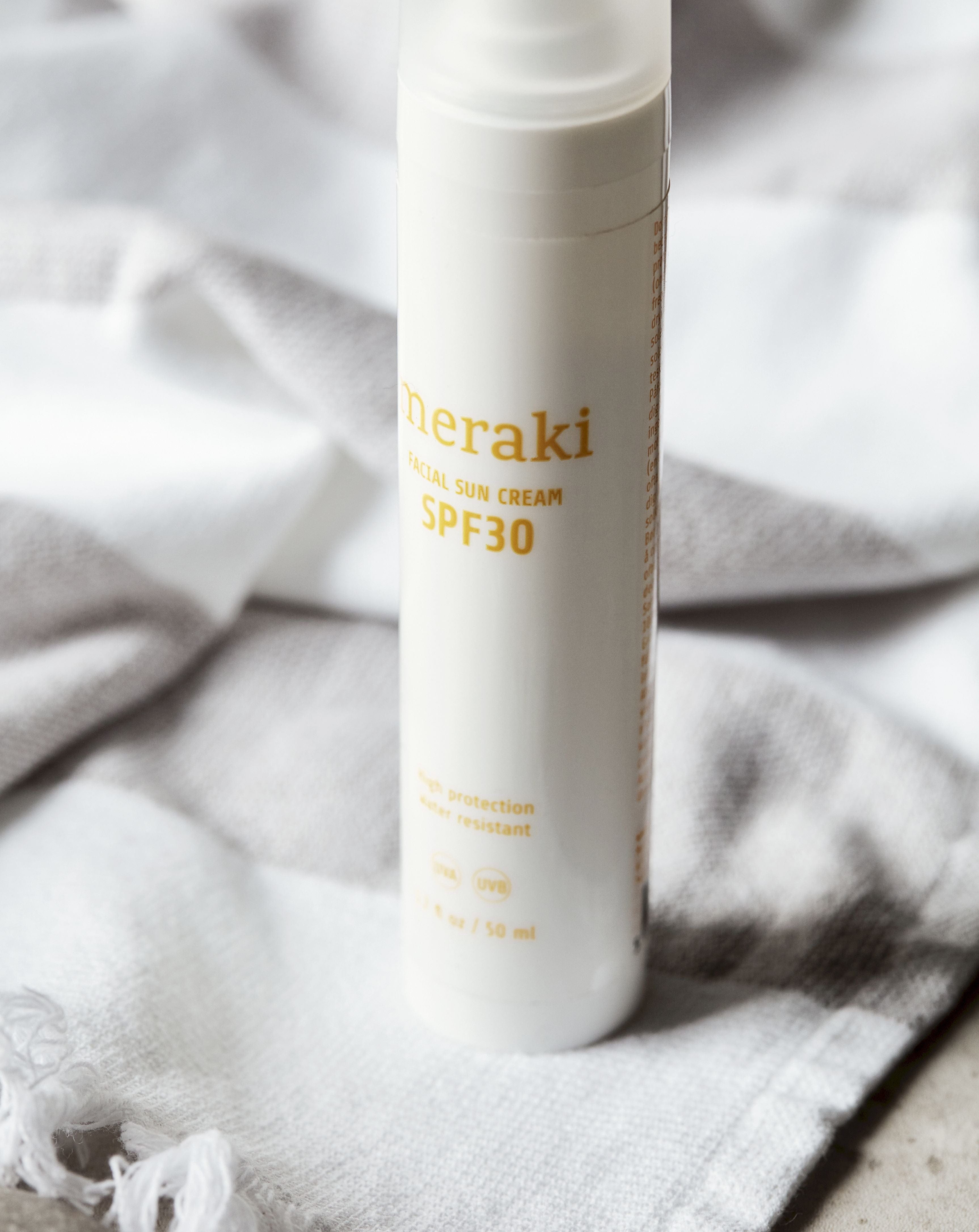 Crema per sole del viso Meraki 50 ml, leggermente profumato
