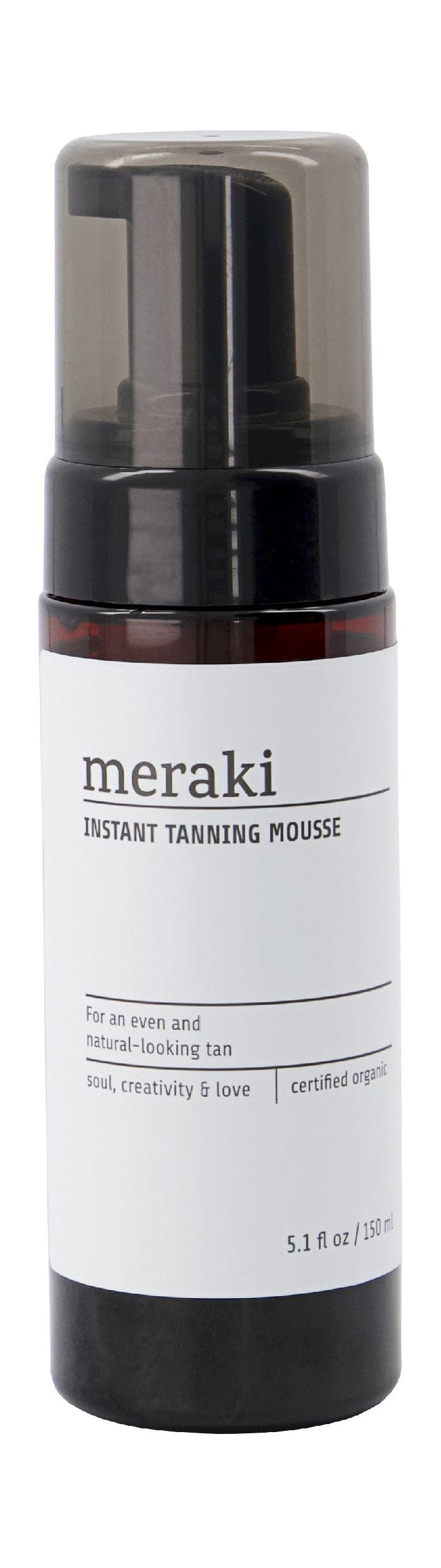 Meraki Instant Tanning Mousse 150 ml, cosmos orgánico