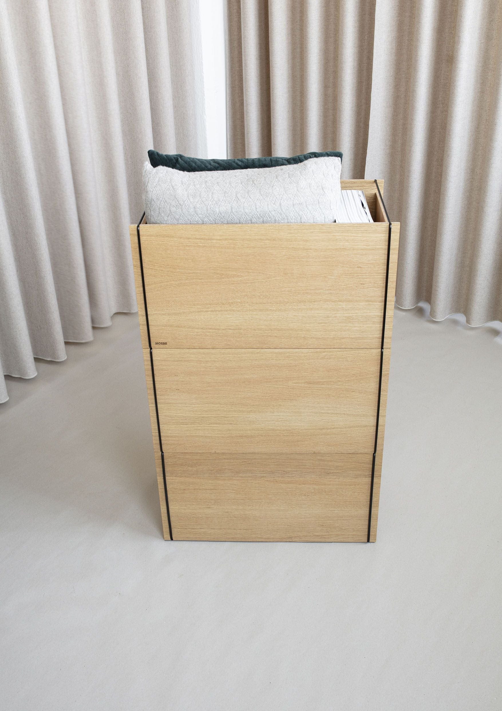 Moebe Storage Box, quercia/nero