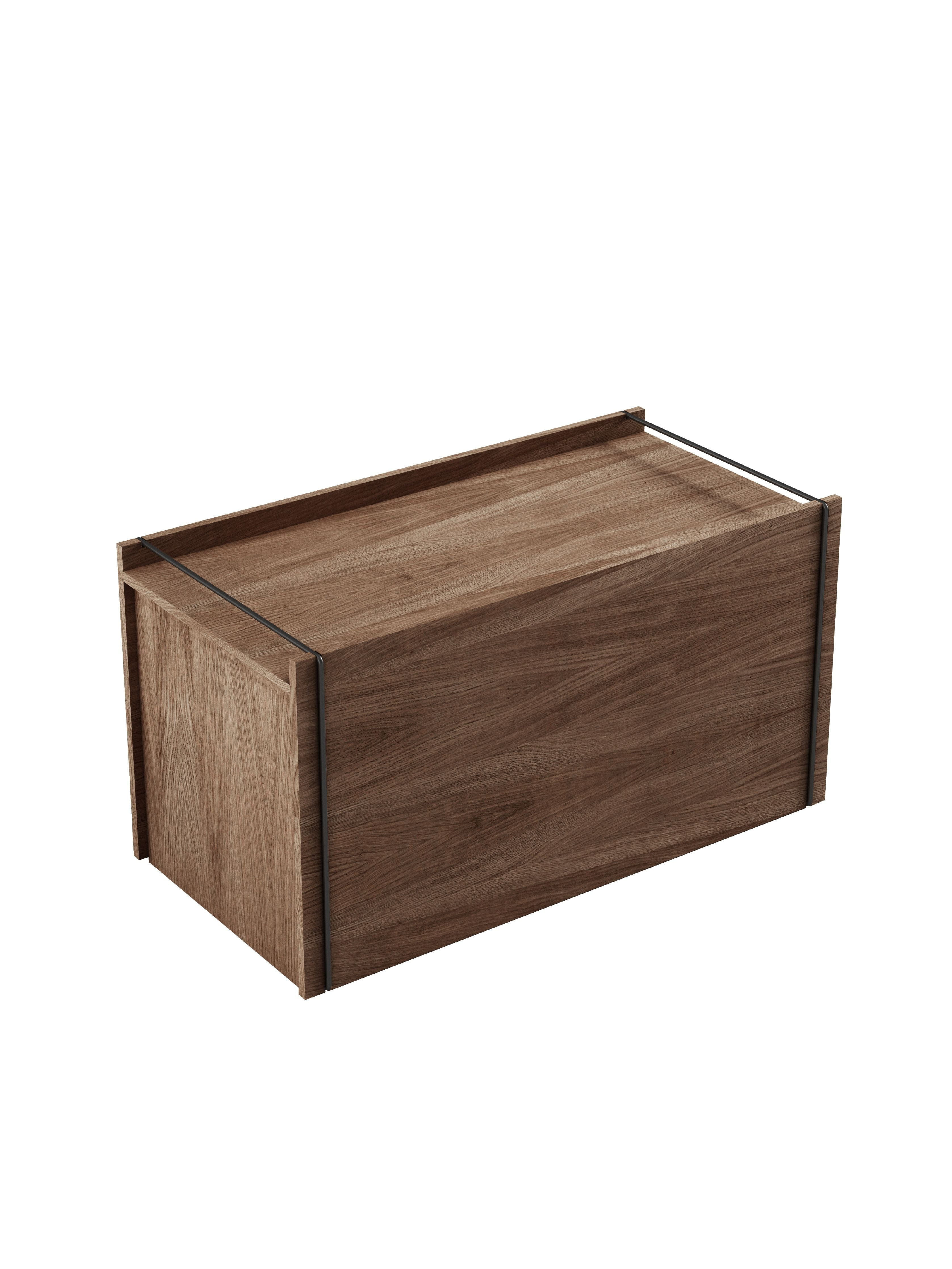 Moebe Storage Box, quercia affumicata/nero