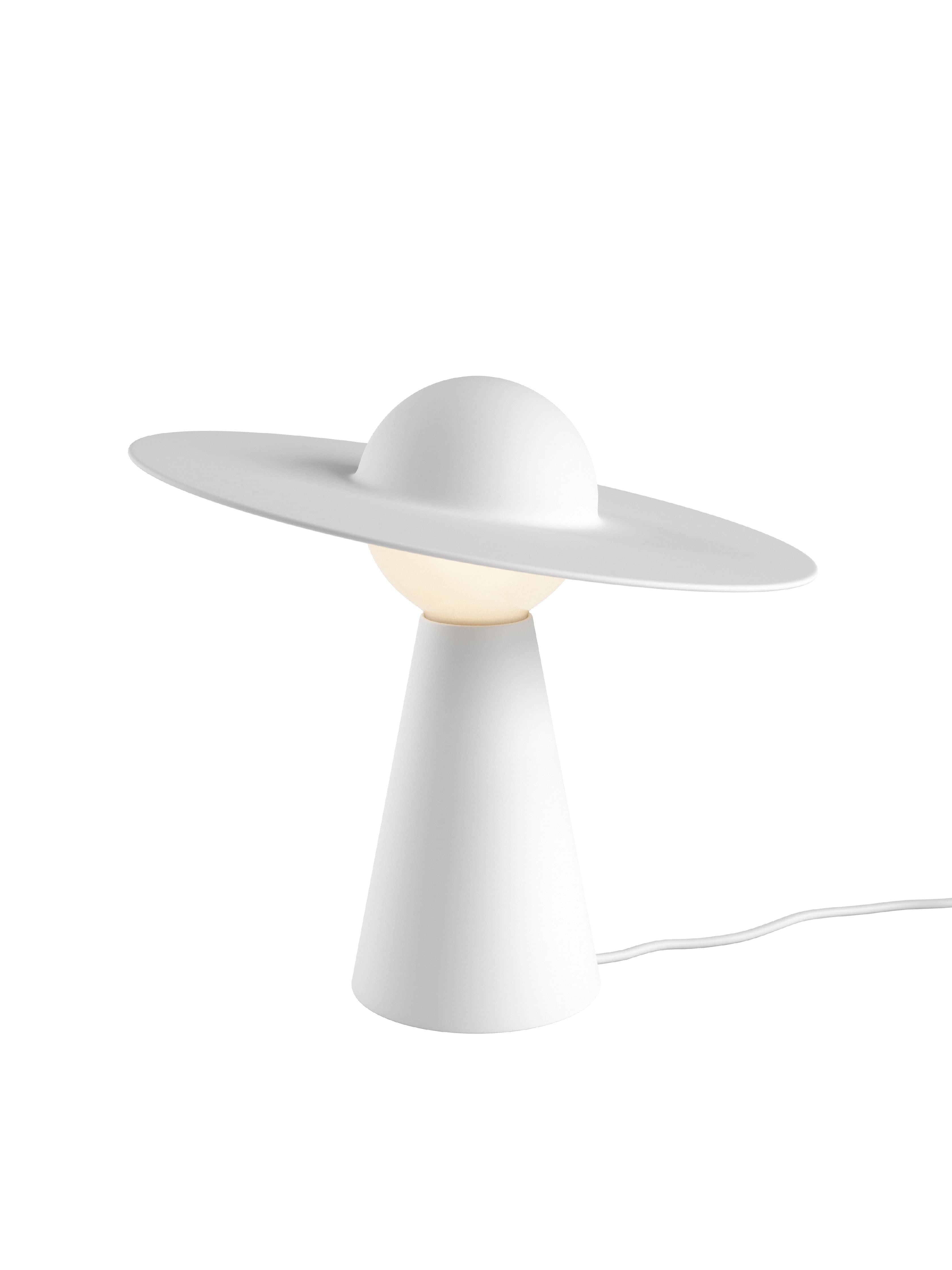 Moebe Ceramic Table Lamp, White