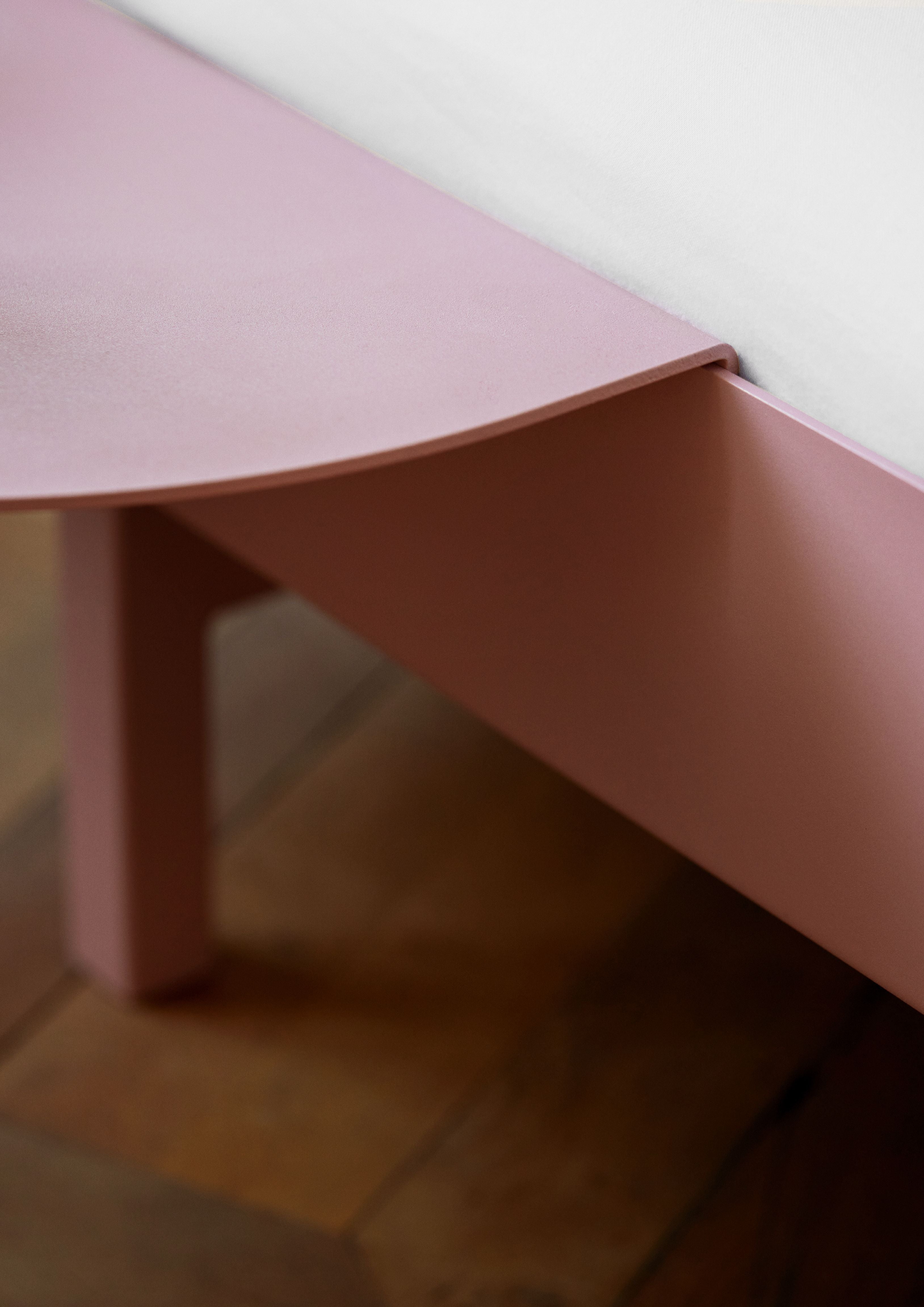 Moebe Bedside Table For Bed, Dusty Rose