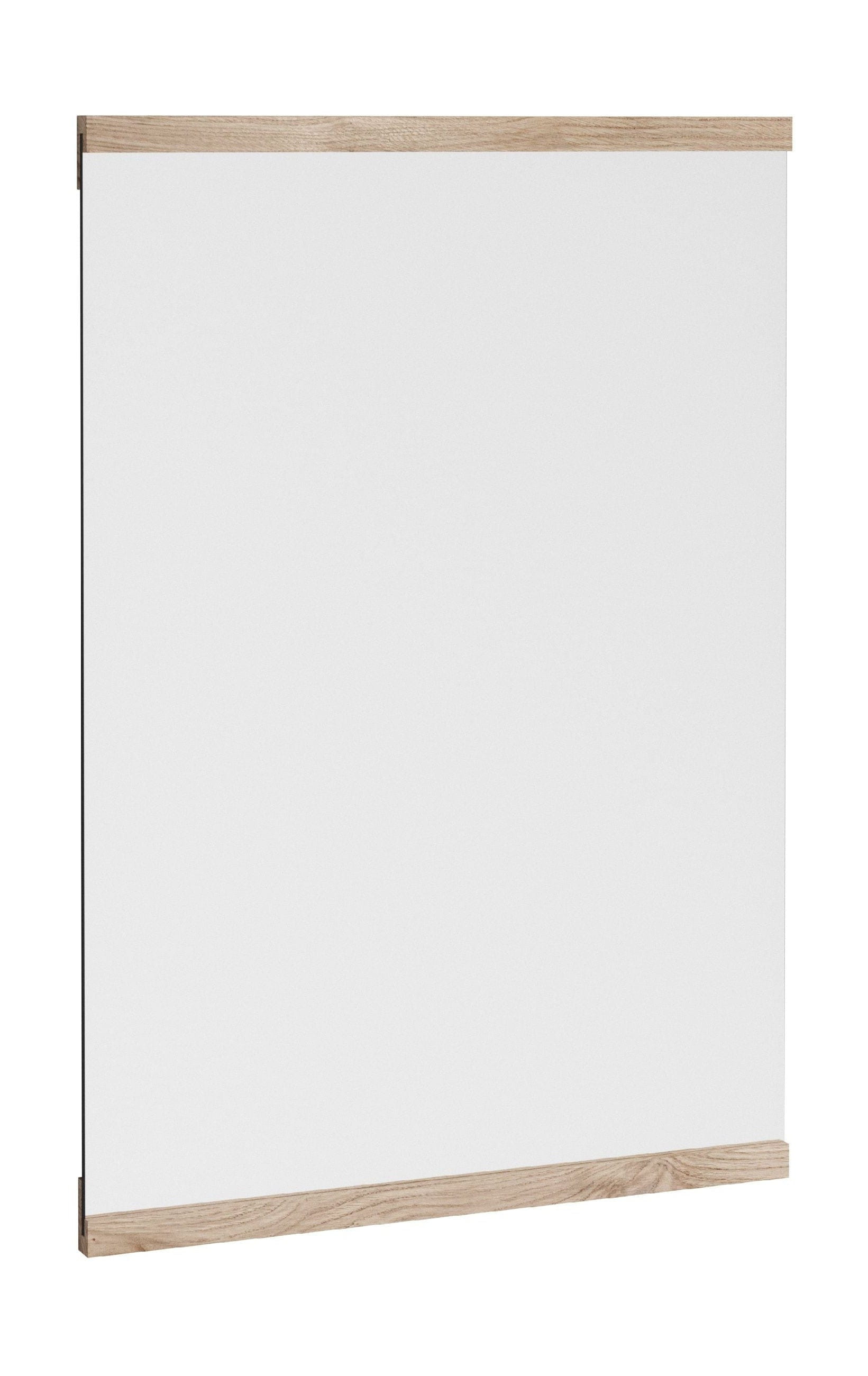 Moebe Miroir mural rectangulaire 43,3x30 cm, chêne