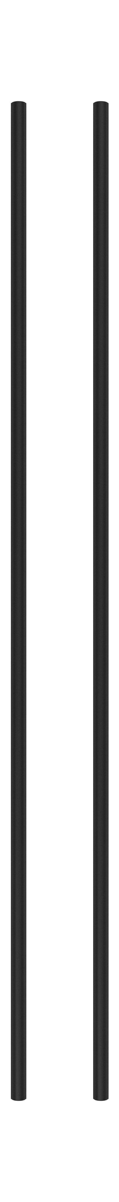 Moebe Spling -systeem/muurrekken been 115 cm zwart, set van 2