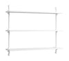 Moebe Wall Shelving Ws.65.1, wit/wit