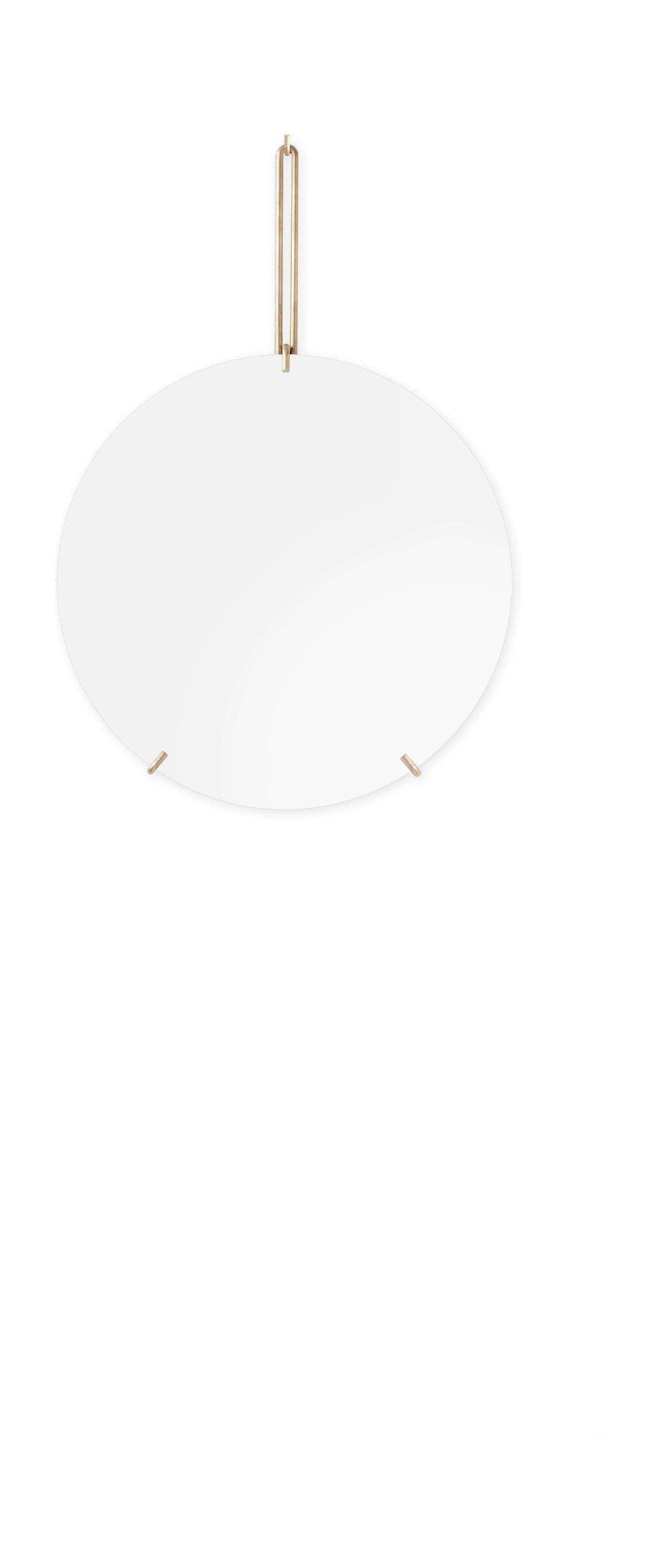 Espejo de pared moebe Ø30 cm, latón