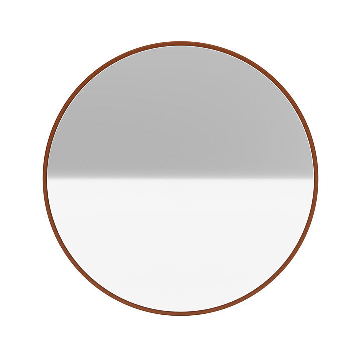 Miroir du cadre de couleur du Montana, brun noisette