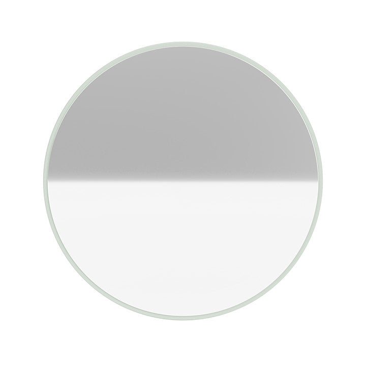 蒙大拿州的色框镜子，薄雾