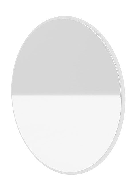 Montana Colour Frame Mirror, New White