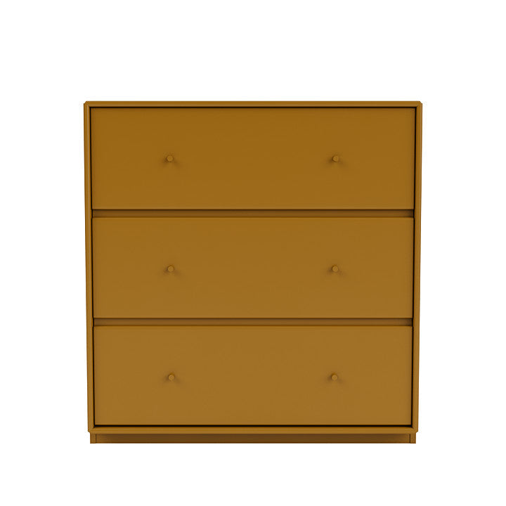 Montana Carry Dresser con zócalo de 3 cm, amarillo ámbar