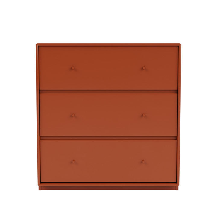Montana Carry Dresser con 3 cm Plinth, Hokkaido Brown