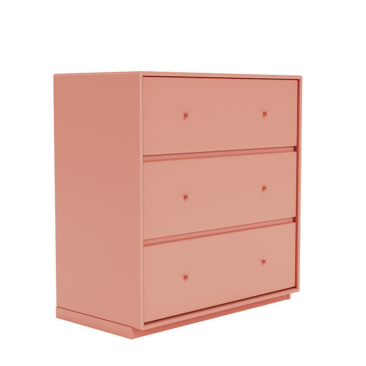 Montana Carry Dresser con 3 cm Plinth, Rosso Rosso