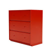 Montana Carry Dresser With 3 Cm Plinth, Rosehip Red