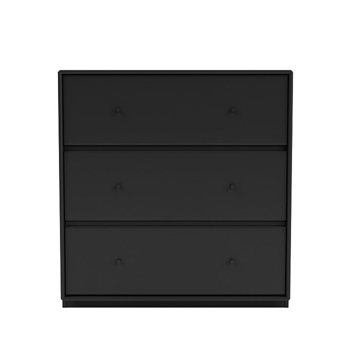 Montana Carry Dresser con zócalo de 3 cm, negro