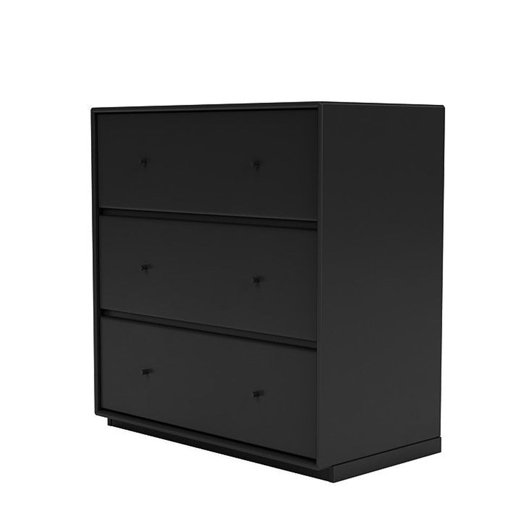 Montana Carry Dresser con zócalo de 3 cm, negro