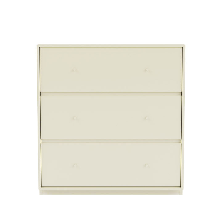 Montana Carry Dresser con 3 cm Plinth, Bianco alla vaniglia