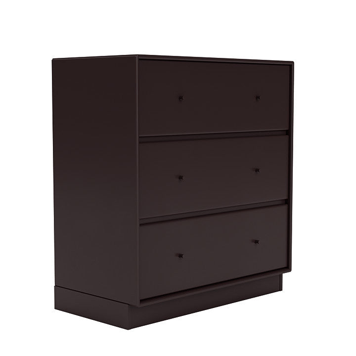 Montana Carry Dresser With 7 Cm Plinth, Balsamic Brown