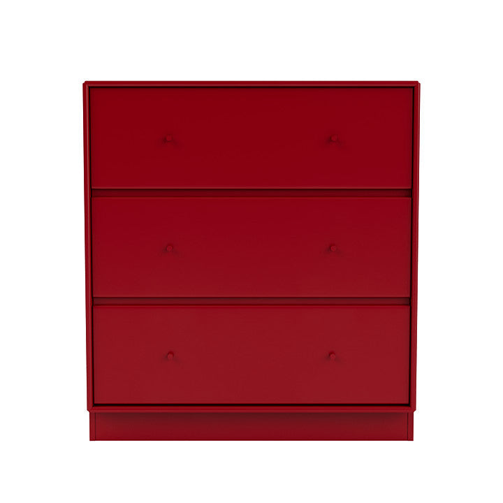 Montana Carry Dresser con zócalo de 7 cm, remolacha roja