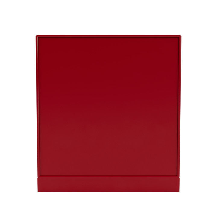 Montana bär byrå med 7 cm sockel, rödbetor röd