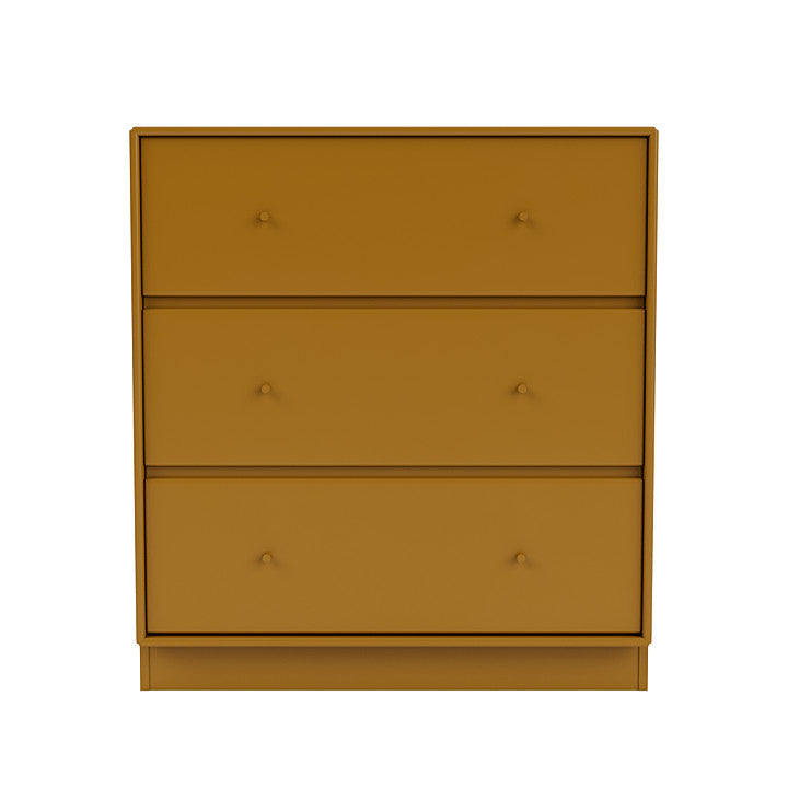 Montana Carry Dresser con 7 cm Plinth, giallo ambra