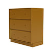 Montana Carry Dresser With 7 Cm Plinth, Amber Yellow