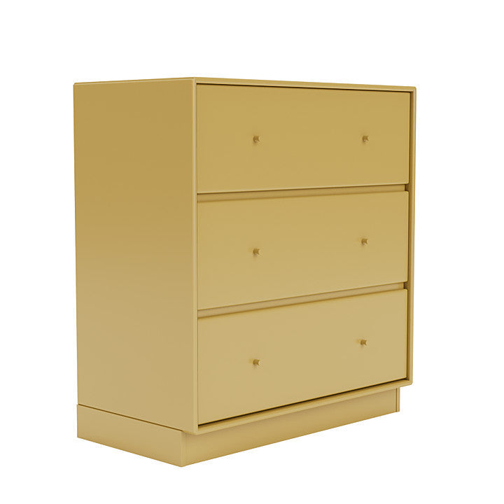 Montana Carry Dresser With 7 Cm Plinth, Cumin Yellow