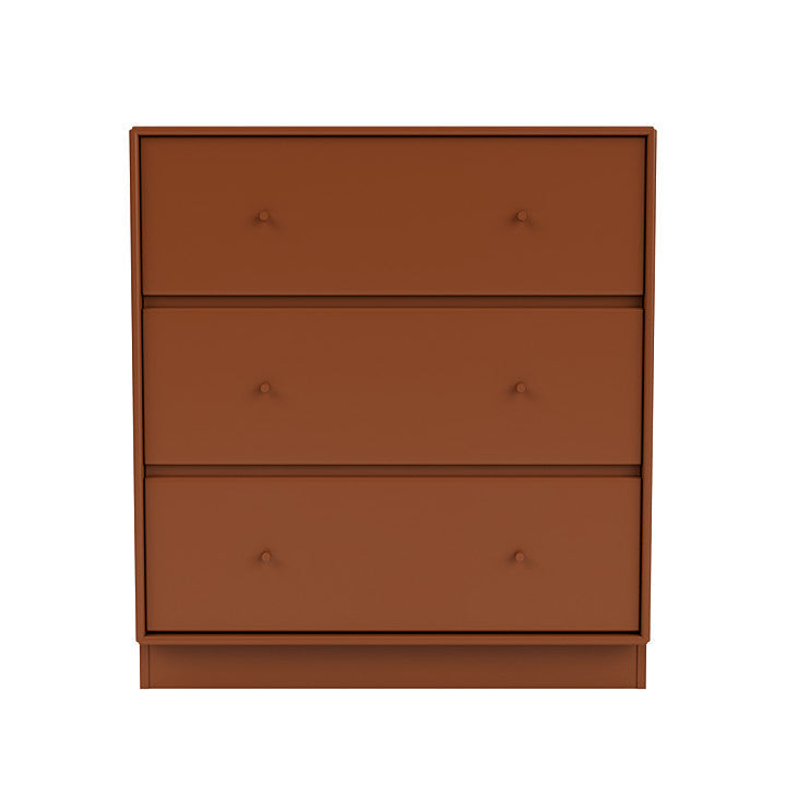 Montana Carry Dresser With 7 Cm Plinth, Hazelnut Brown