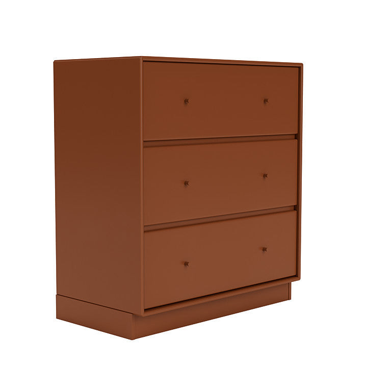 Montana Carry Dresser With 7 Cm Plinth, Hazelnut Brown