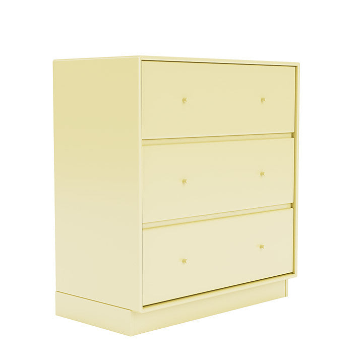 Montana Carry Dresser With 7 Cm Plinth, Chamomile Yellow