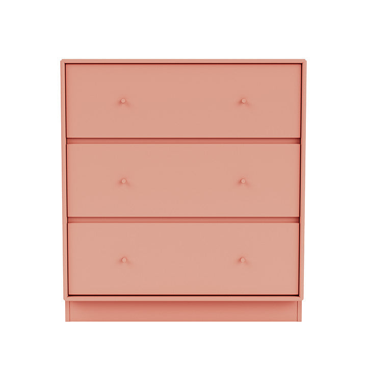 Montana Carry Dresser con 7 cm Plinth, Rosso Rosso
