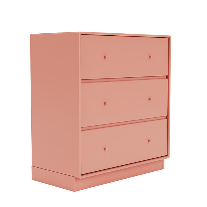 Montana Carry Dresser con zócalo de 7 cm, ruibarbo rojo