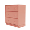 Montana Carry Dresser con 7 cm Plinth, Rosso Rosso