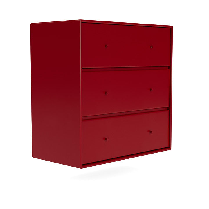 Montana Carry Dresser con rotaia a sospensione, barbabietola rossa
