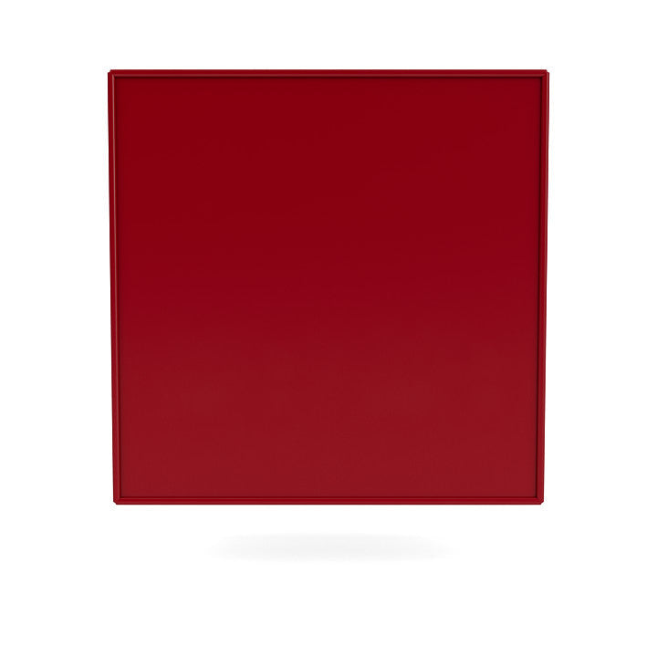 Montana draagt ​​dressoir met ophangrail, rode biet rood