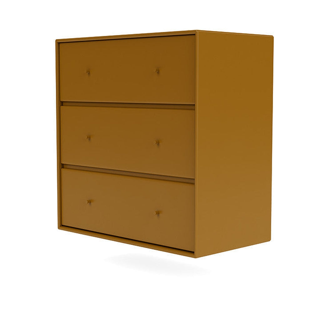 Montana Carry Dresser con binario di sospensione, giallo ambra