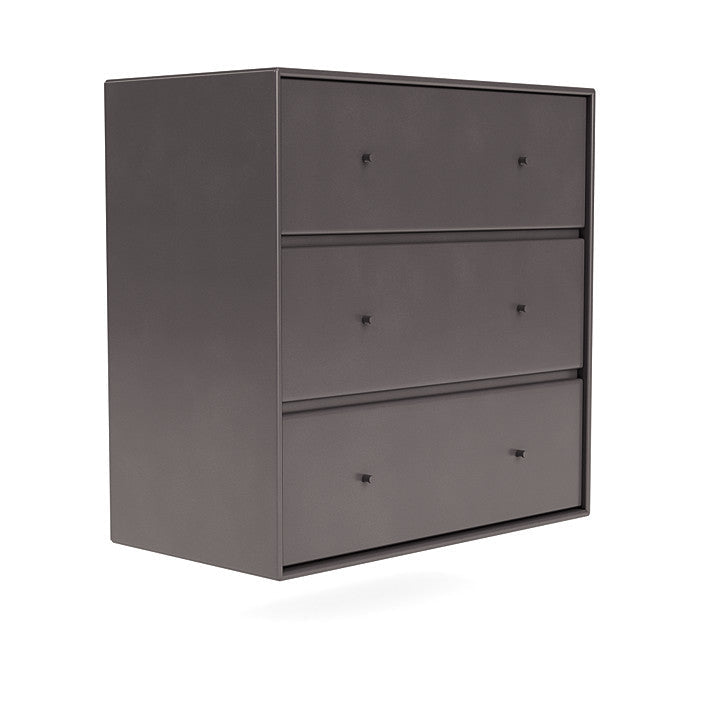 Montana Carry Dresser With Suspension Rail, Coffee Brown