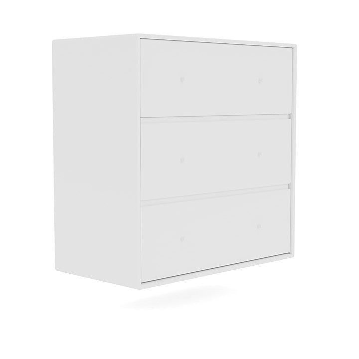 Montana Carry Dresser With Suspension Rail, New White