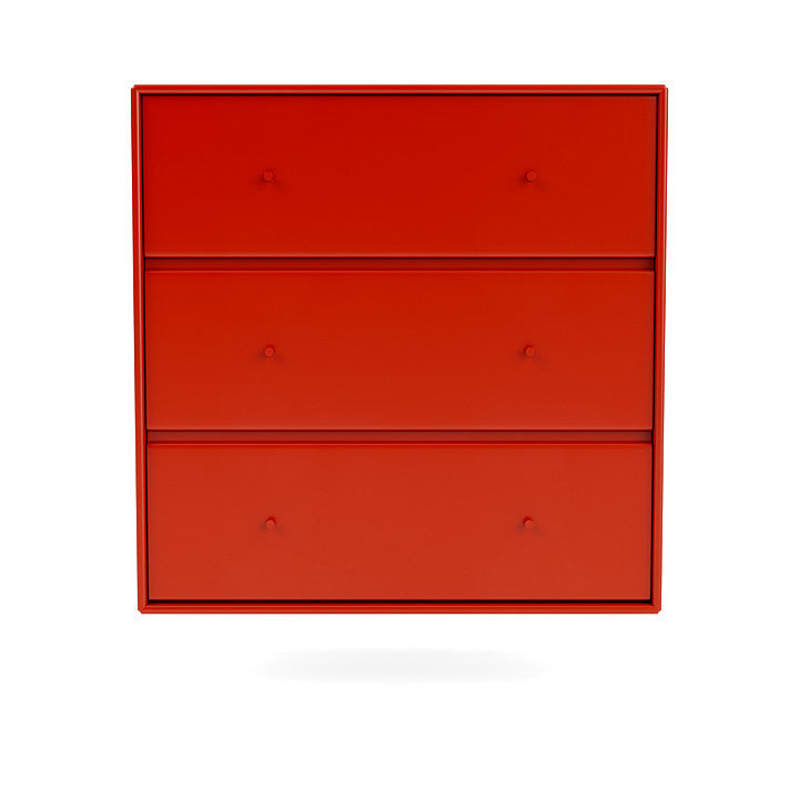 Montana Carry Dresser con binario di sospensione, rosa rossa